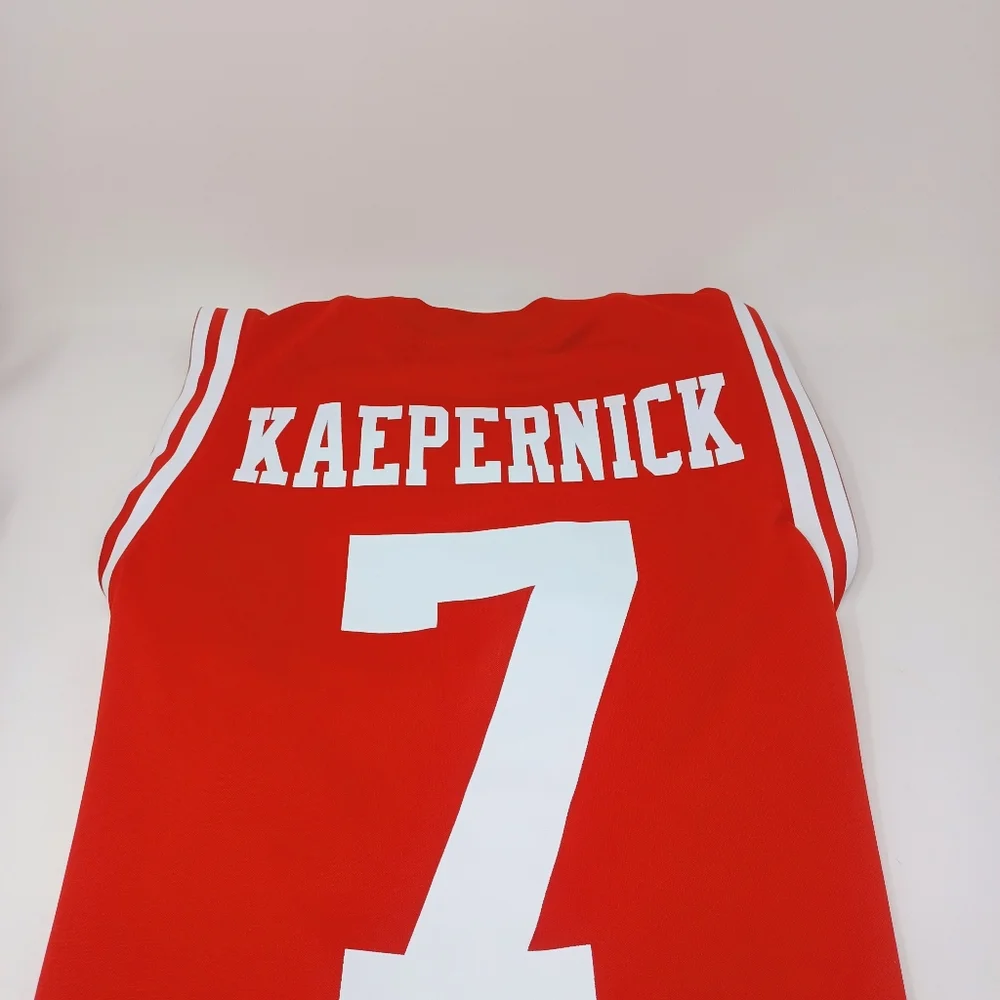 Colin Kaepernick #7 San Francisco 49ers Red Sleeveless Jersey